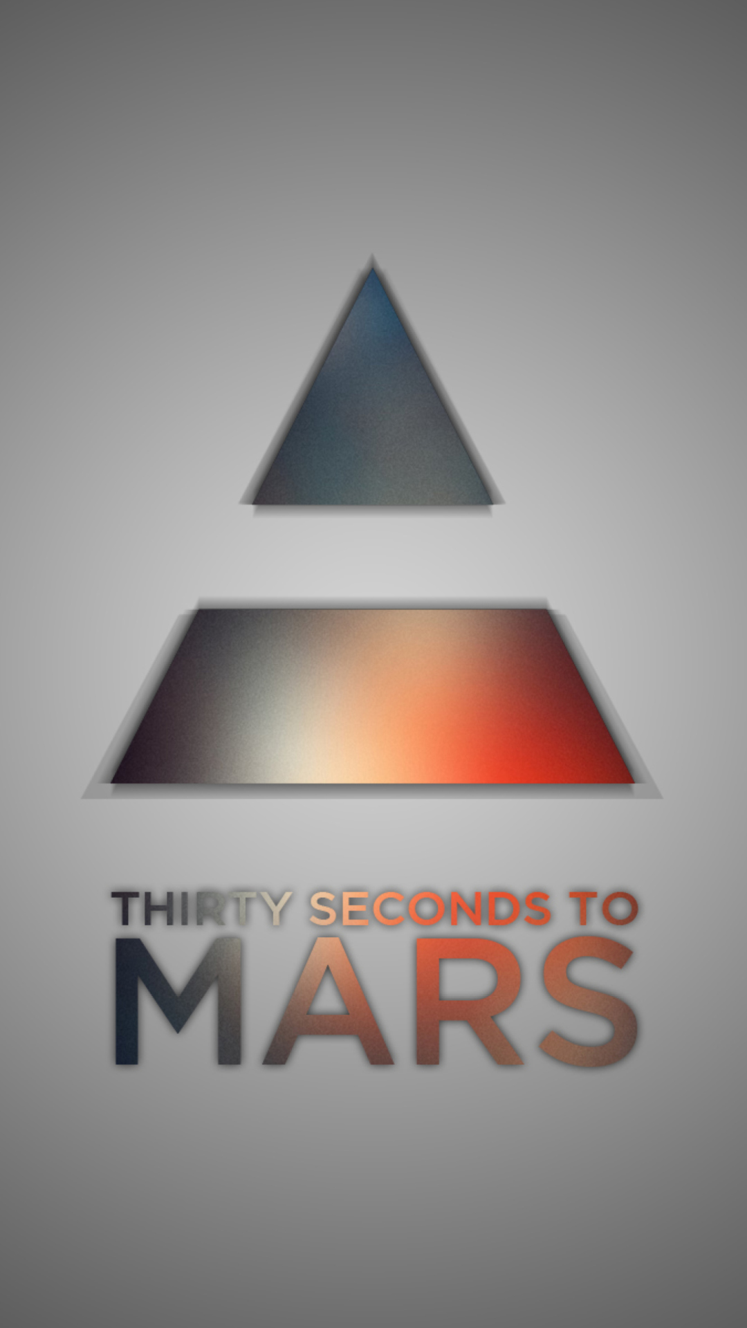 Обои Thirty Seconds To Mars Logo 1080x1920