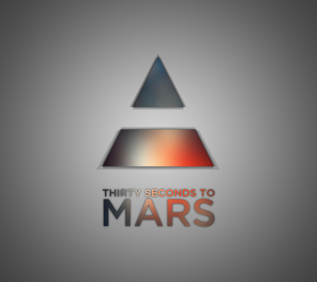 Das Thirty Seconds To Mars Logo Wallpaper 1080x960