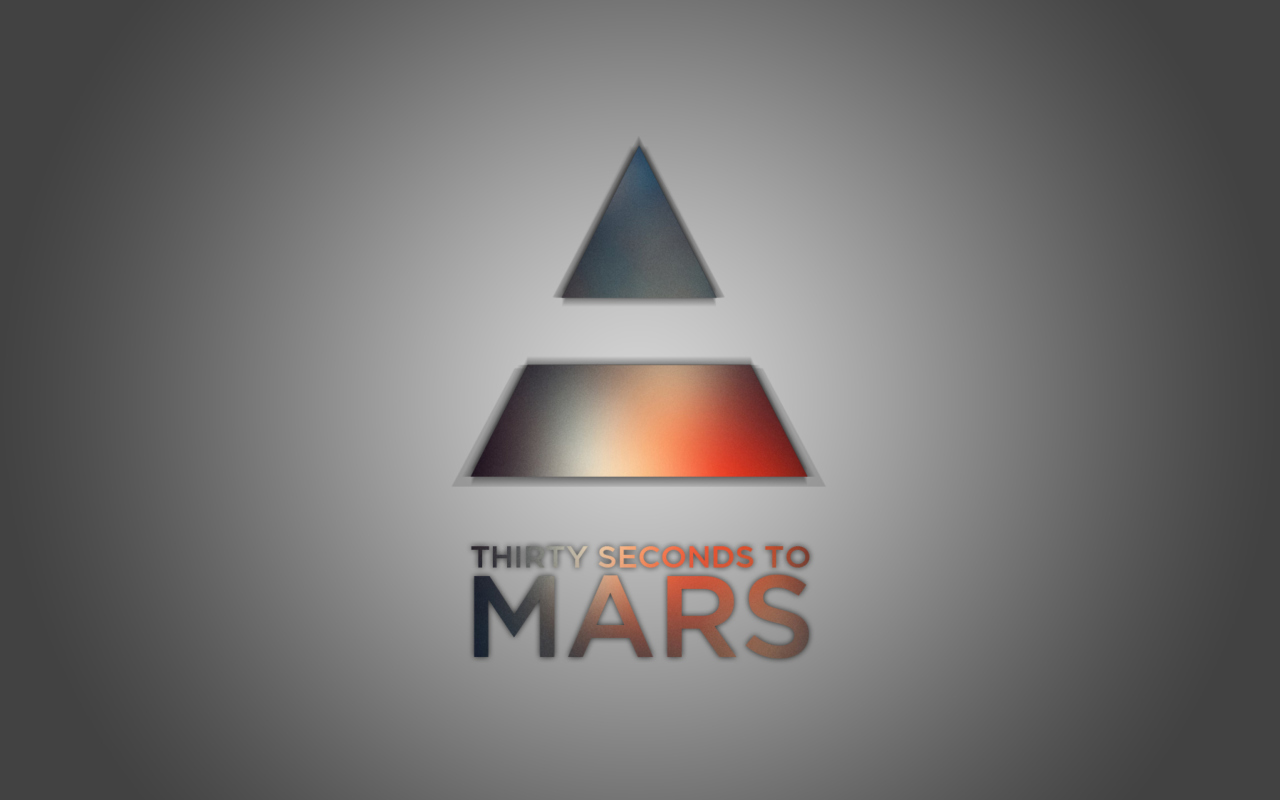 Обои Thirty Seconds To Mars Logo 1280x800