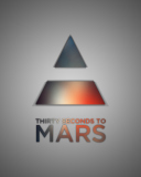 Обои Thirty Seconds To Mars Logo 128x160