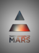 Обои Thirty Seconds To Mars Logo 132x176