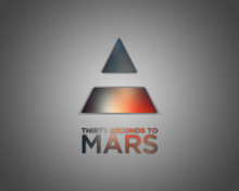 Das Thirty Seconds To Mars Logo Wallpaper 220x176