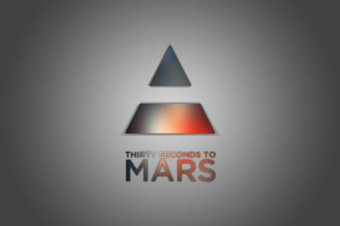 Thirty Seconds To Mars Logo wallpaper 480x320