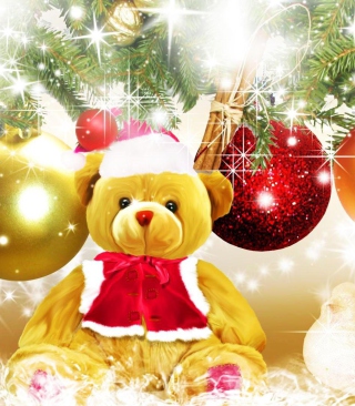 Teddy Bear's Christmas papel de parede para celular para 768x1280