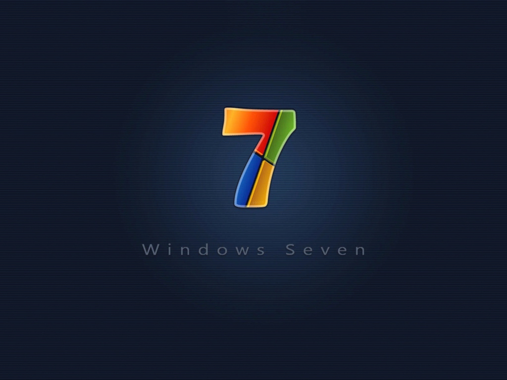 Das Windows 7 Wallpaper 1024x768
