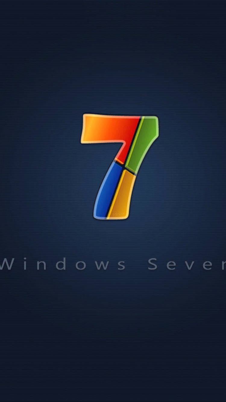 Windows 7 wallpaper 750x1334