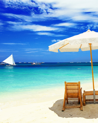 Boracay, Philippines Background for 240x320