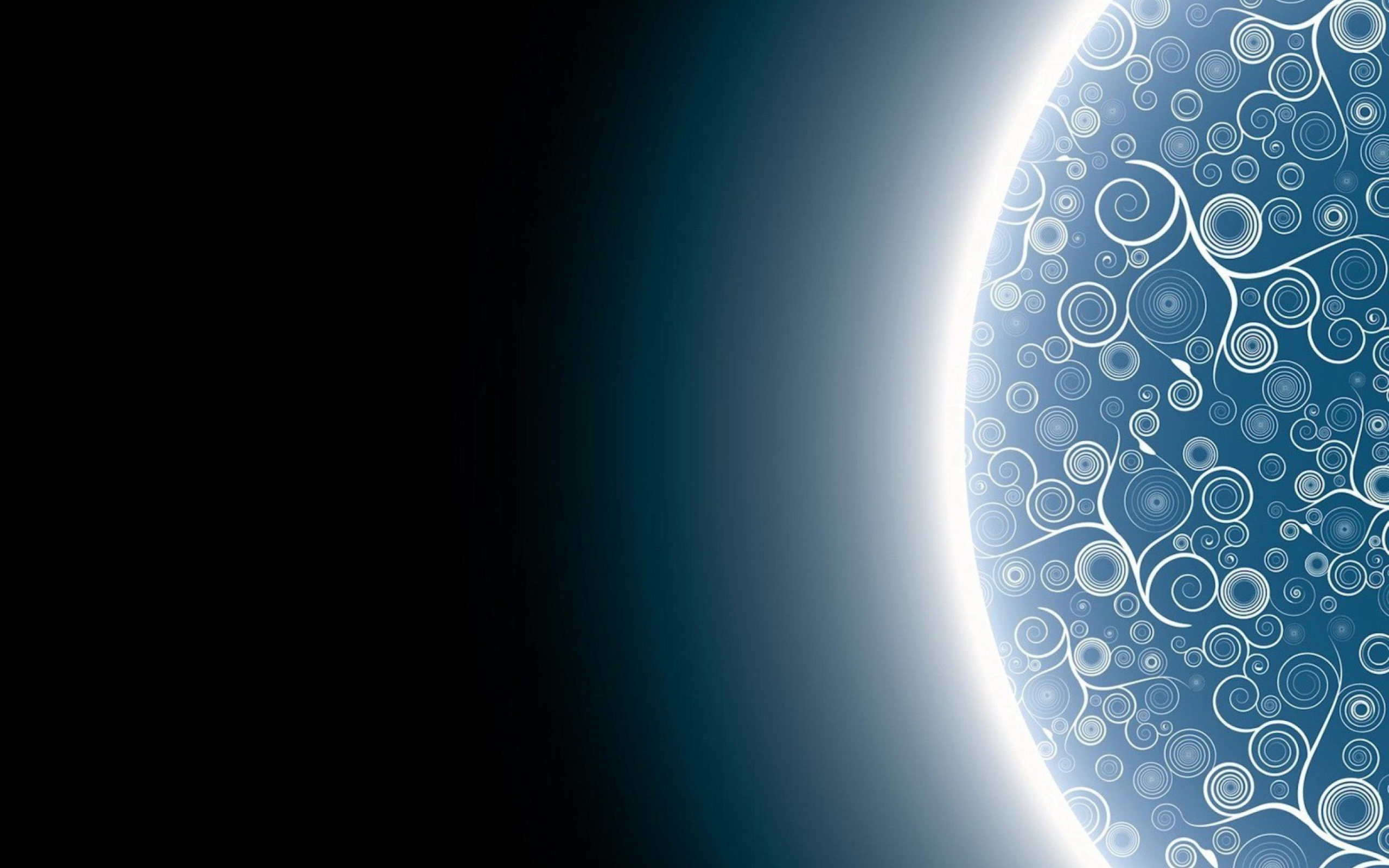 Sfondi Abstract Blue Circles 2560x1600