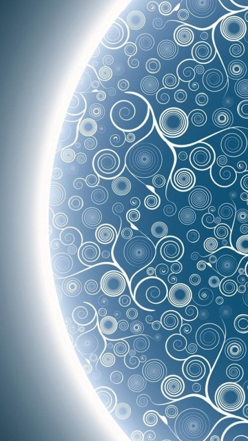 Fondo de pantalla Abstract Blue Circles 360x640