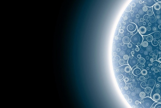 Abstract Blue Circles - Obrázkek zdarma pro Motorola DROID 2