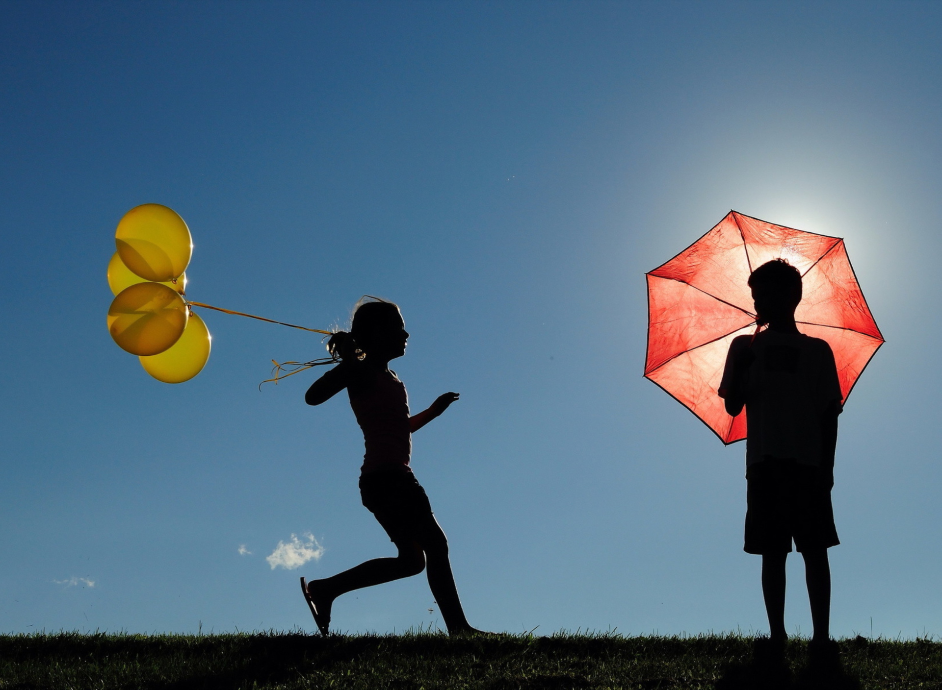 Sfondi Yellow Balloons 1920x1408