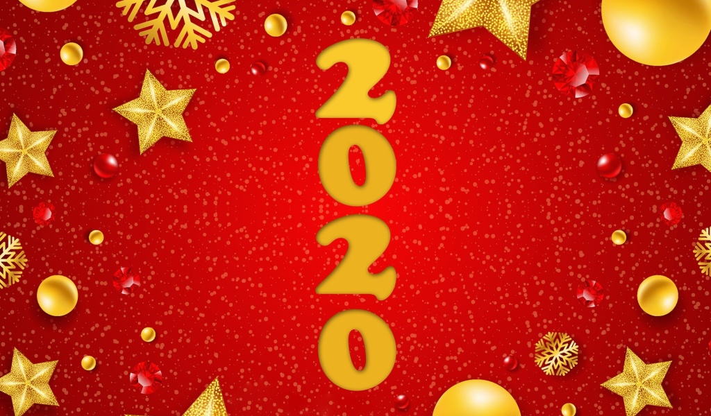 Happy New Year 2020 Messages wallpaper 1024x600