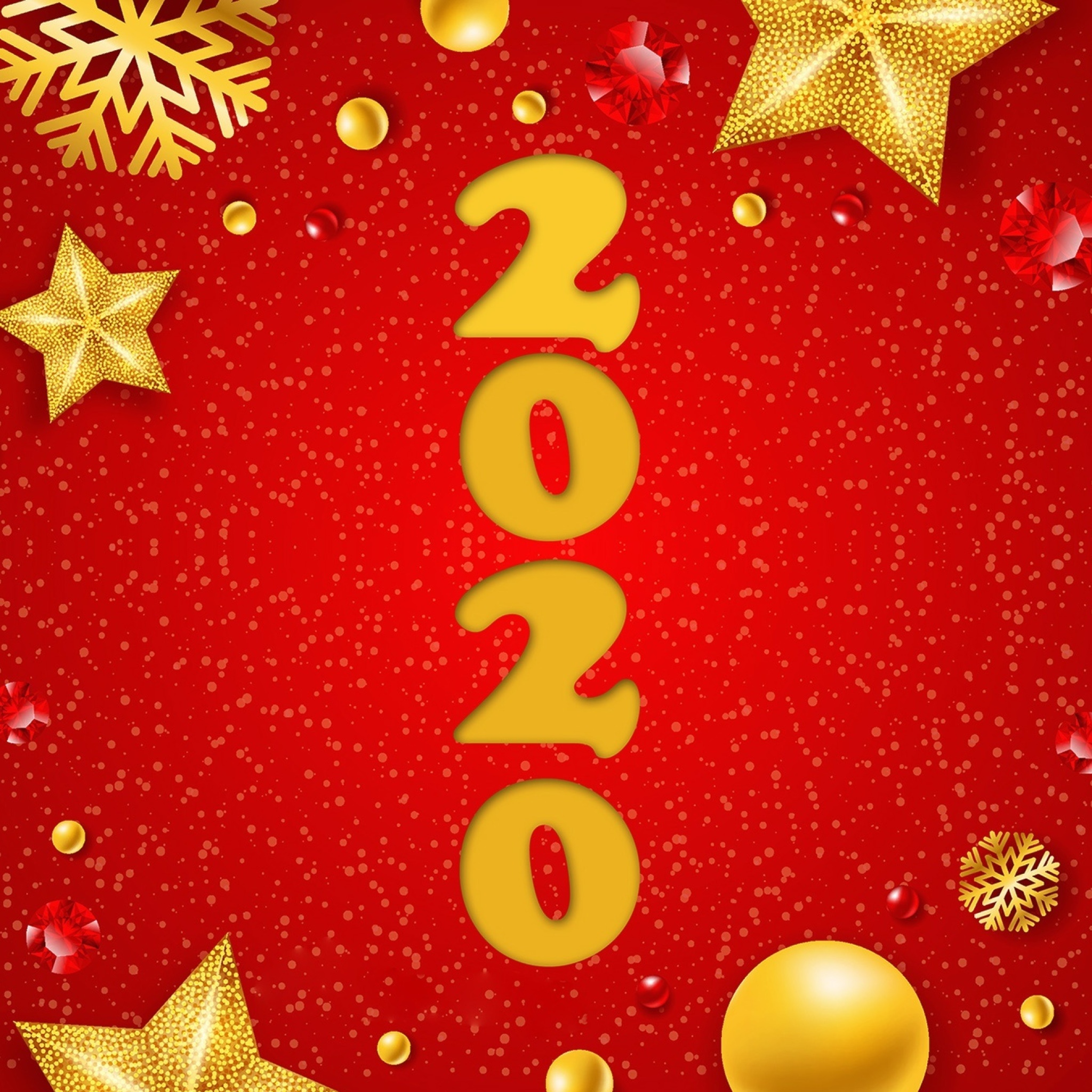 Das Happy New Year 2020 Messages Wallpaper 2048x2048
