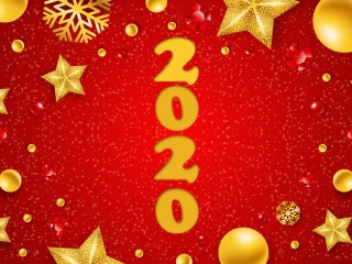 Das Happy New Year 2020 Messages Wallpaper 320x240