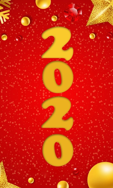 Sfondi Happy New Year 2020 Messages 480x800