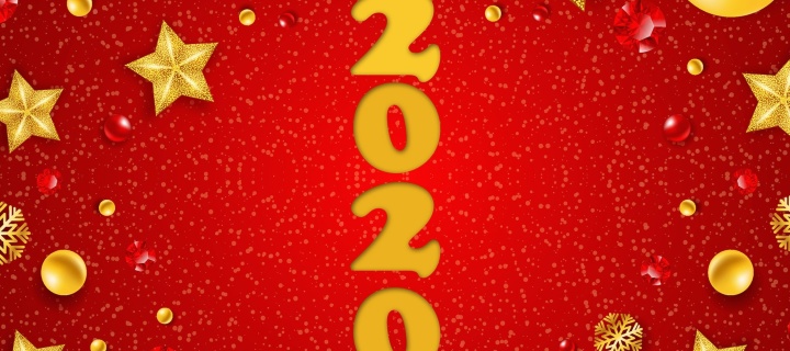 Happy New Year 2020 Messages wallpaper 720x320