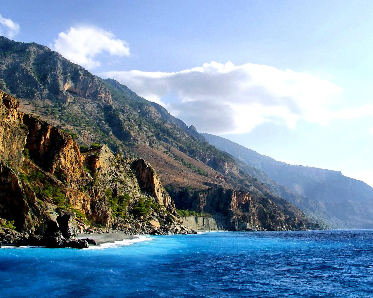 Sfondi Crete Island Rock 1280x1024