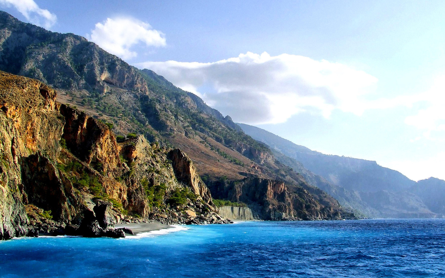 Fondo de pantalla Crete Island Rock 1440x900
