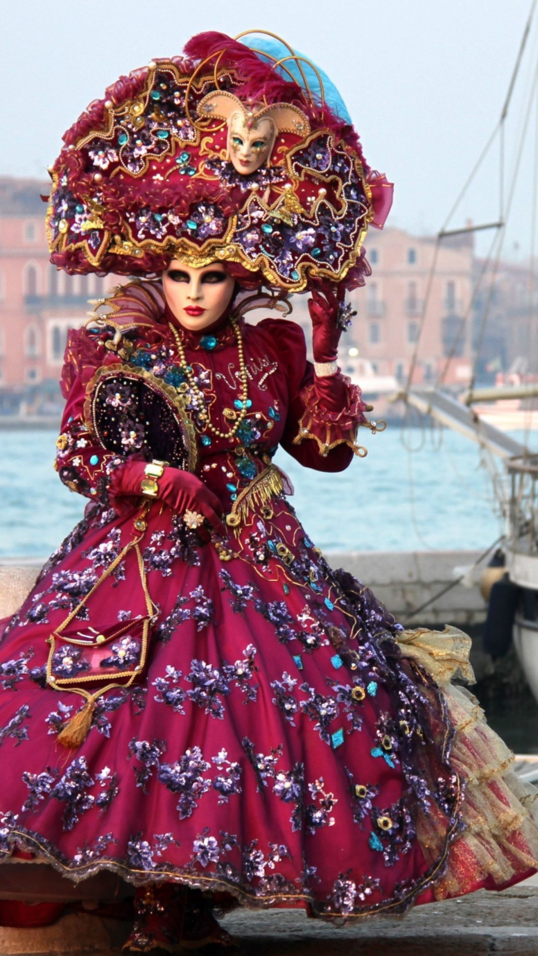 Venice Carnival wallpaper 1080x1920