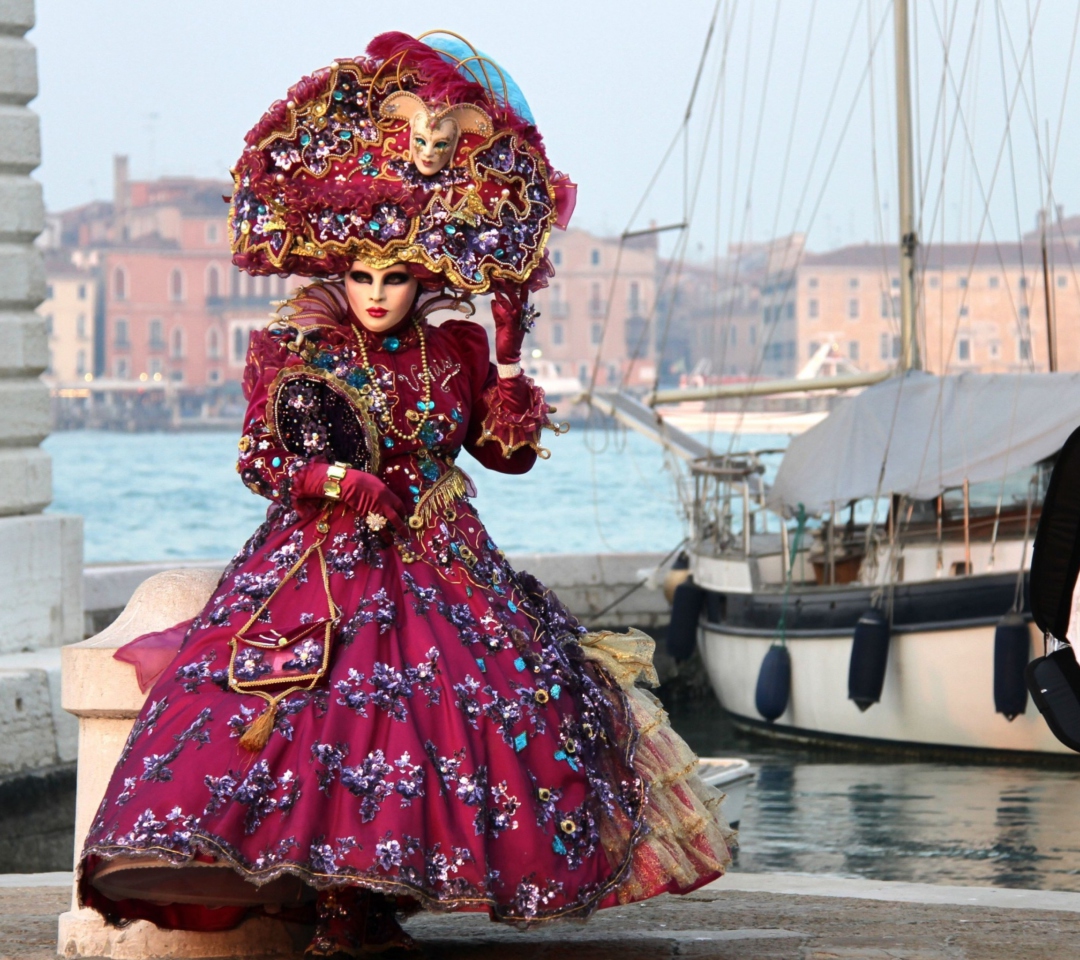 Das Venice Carnival Wallpaper 1080x960