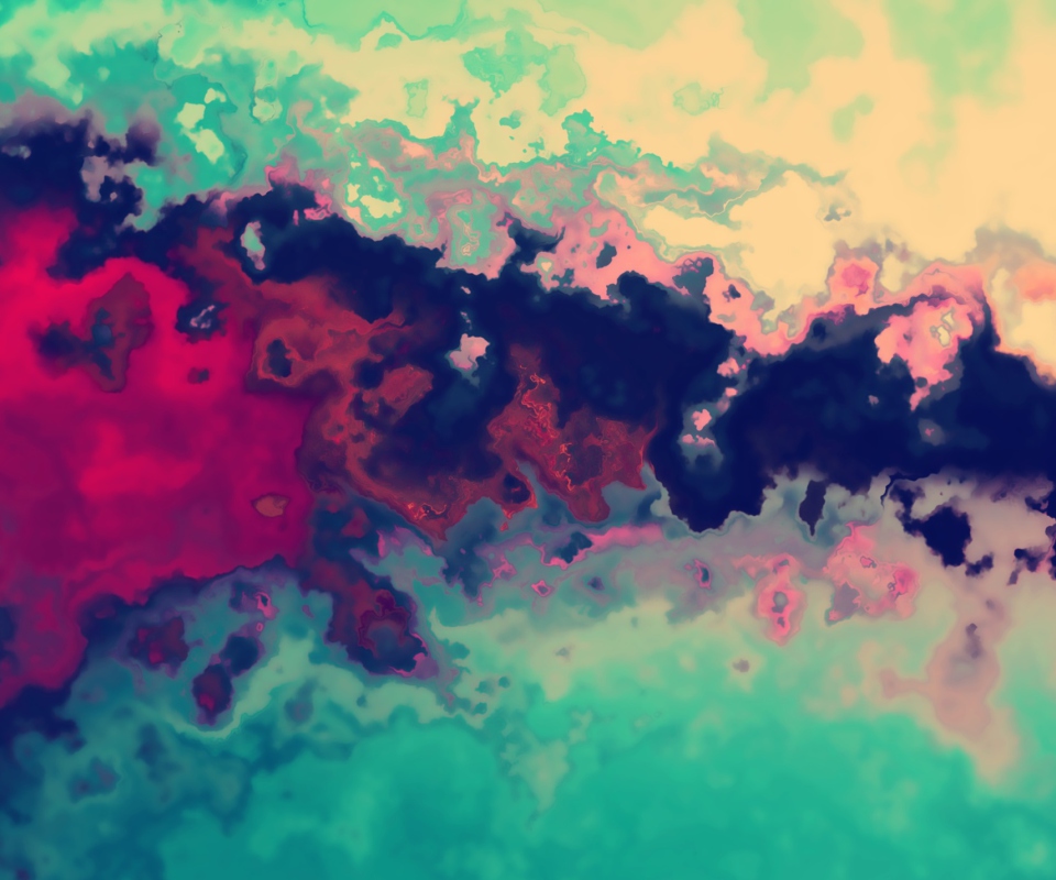 Das Colored Smoke Wallpaper 960x800