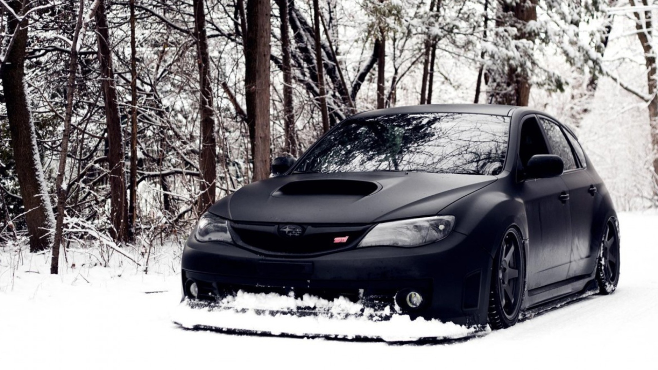 Sfondi Subaru In Winter 1280x720