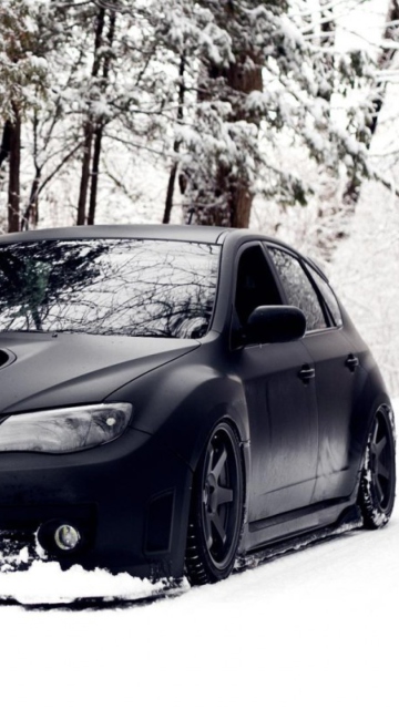 Subaru In Winter screenshot #1 360x640