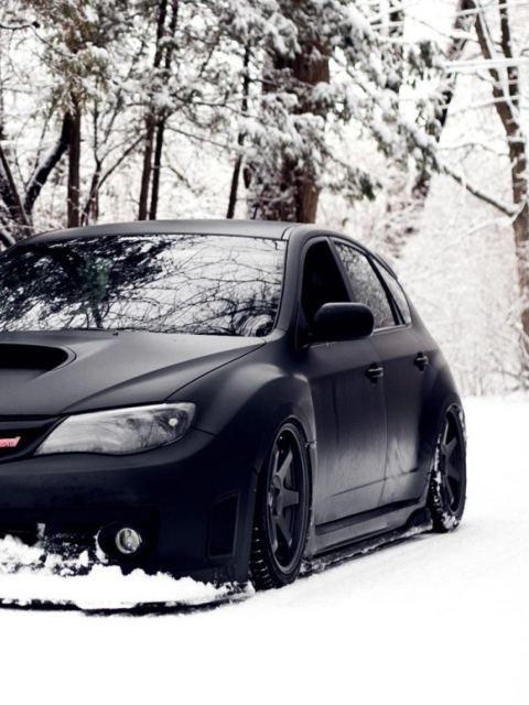Subaru In Winter screenshot #1 480x640