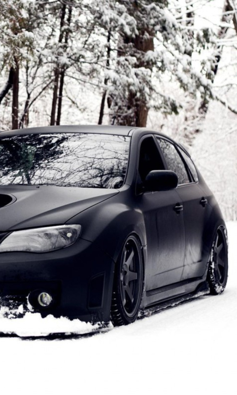 Subaru In Winter screenshot #1 768x1280