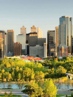 Fondo de pantalla Calgary - Canada 240x320