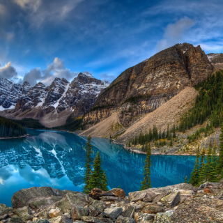 Mountain Lake - Obrázkek zdarma pro iPad 2