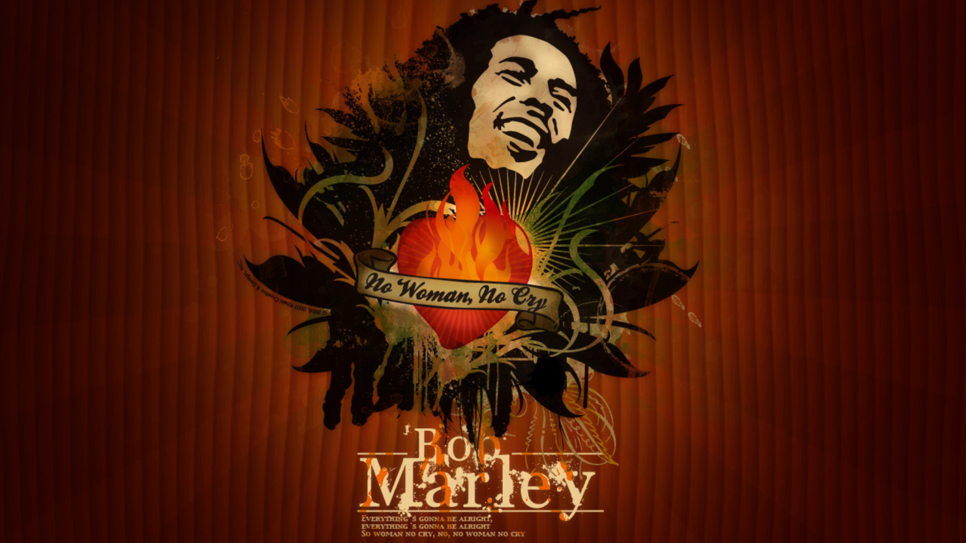 Das Bob Marley Wallpaper 1920x1080