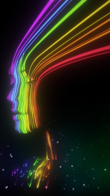 Colorful Face wallpaper 360x640