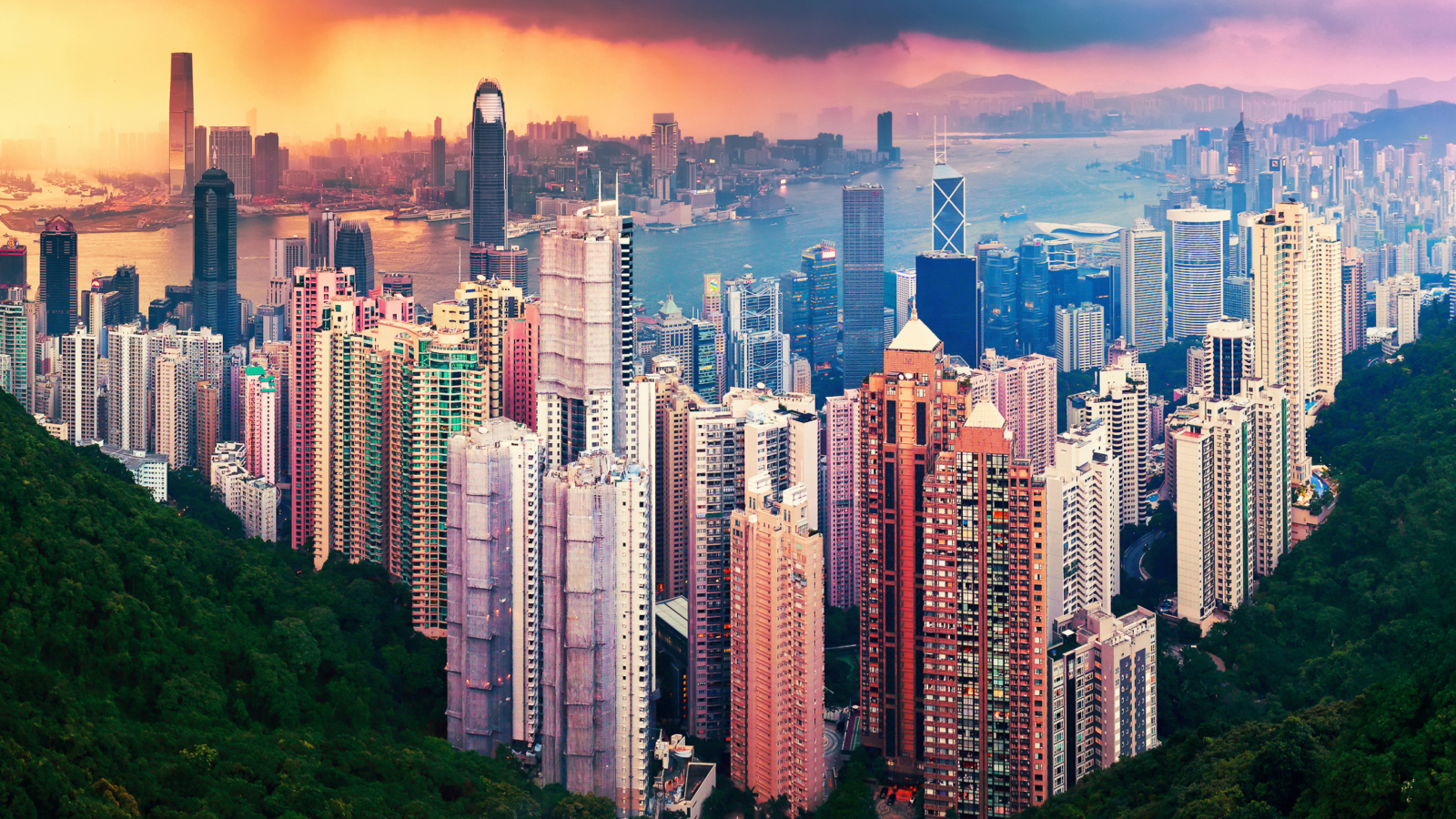 Fondo de pantalla Hong Kong 1600x900