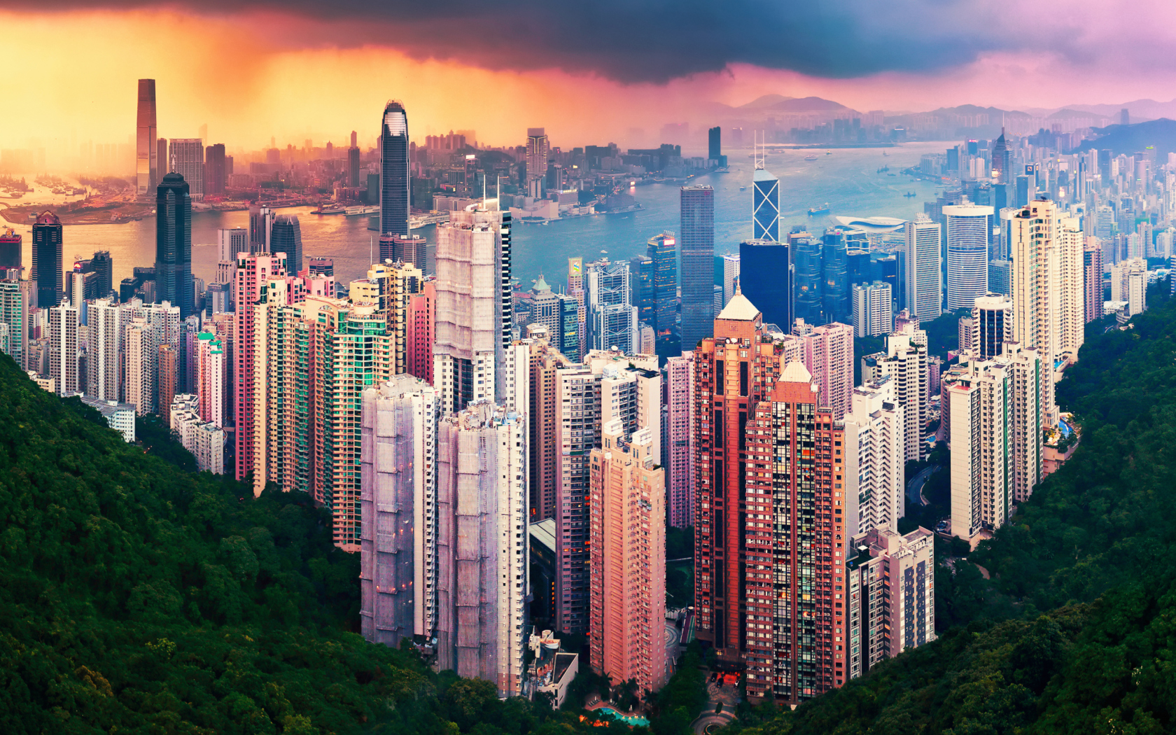 Sfondi Hong Kong 1680x1050