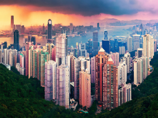 Das Hong Kong Wallpaper 320x240