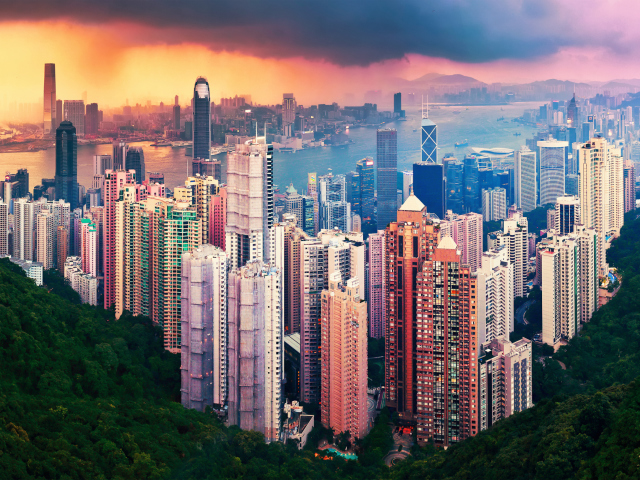 Hong Kong wallpaper 640x480
