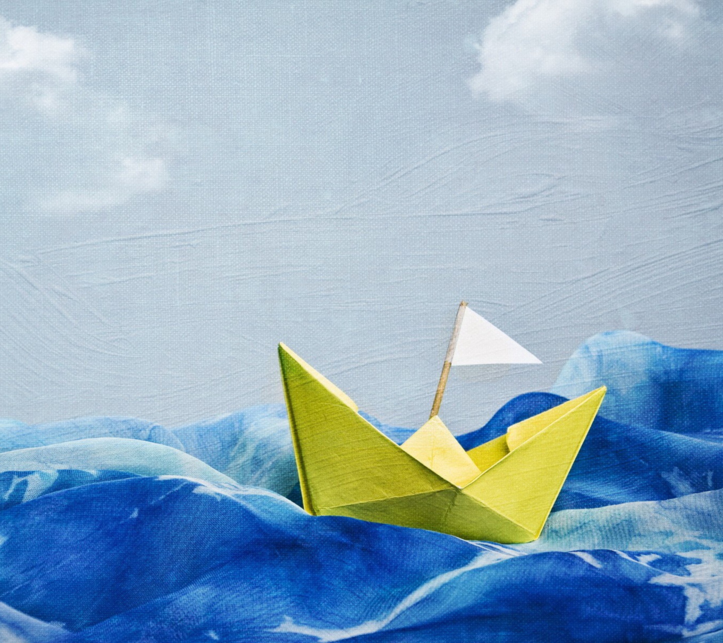 Обои Paper Boat 1440x1280