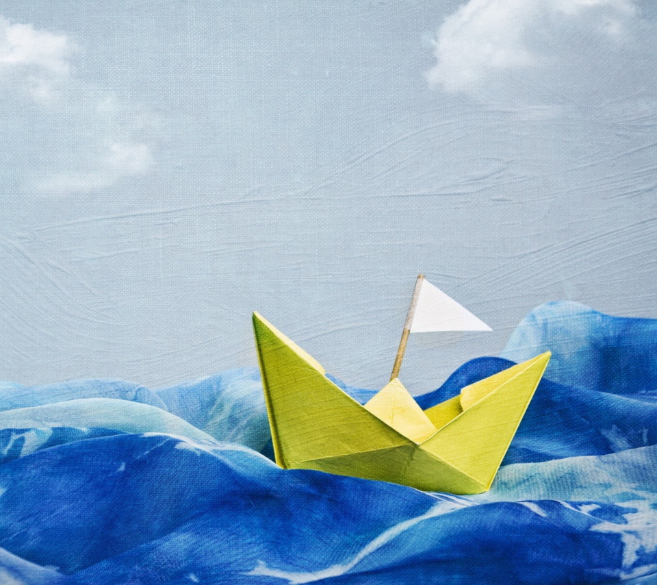 Das Paper Boat Wallpaper 960x854