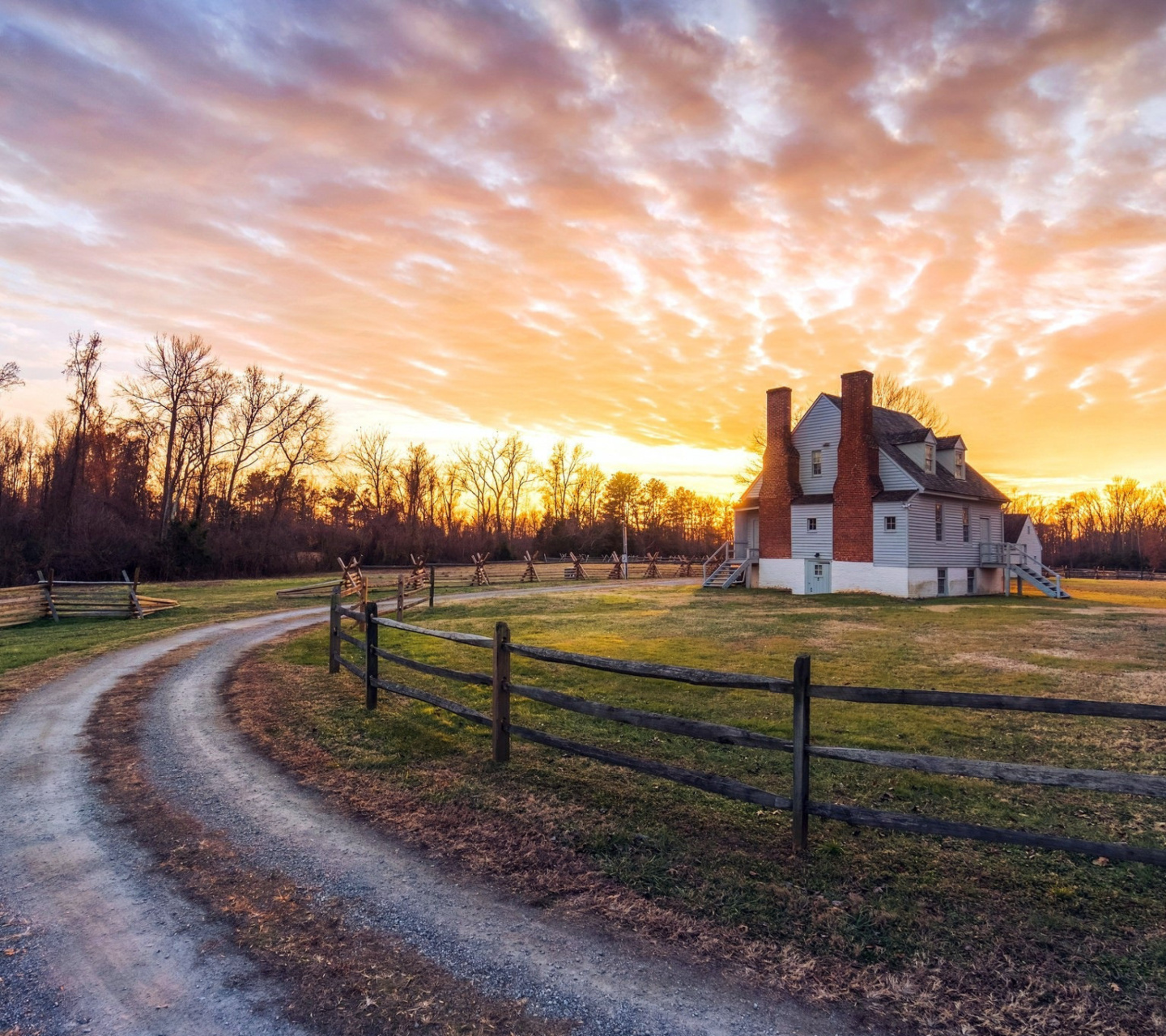 Fondo de pantalla Sunset House 1440x1280