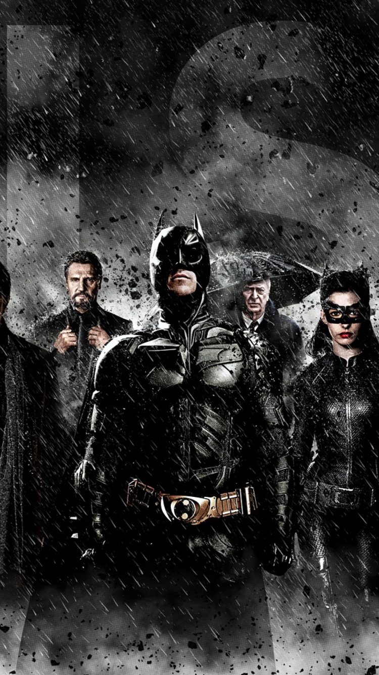 Batman Trilogy wallpaper 750x1334