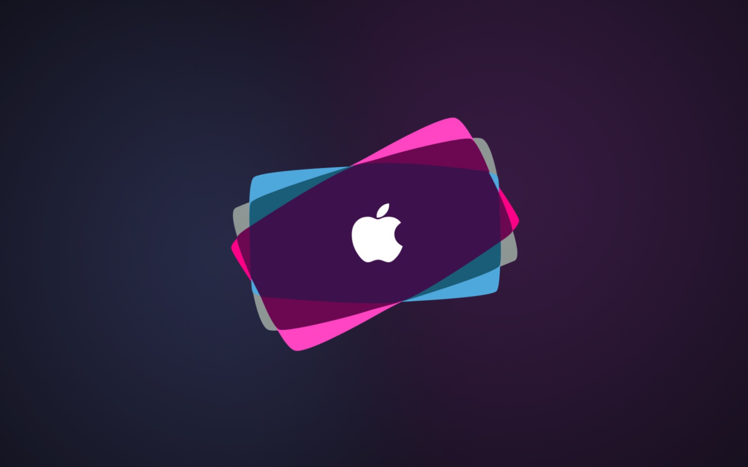 Das Simple Purple Apple Wallpaper 2560x1600