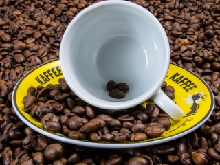 Das Coffee beans Wallpaper 320x240