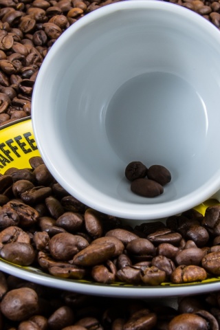 Das Coffee beans Wallpaper 320x480