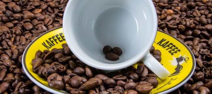 Coffee beans wallpaper 720x320