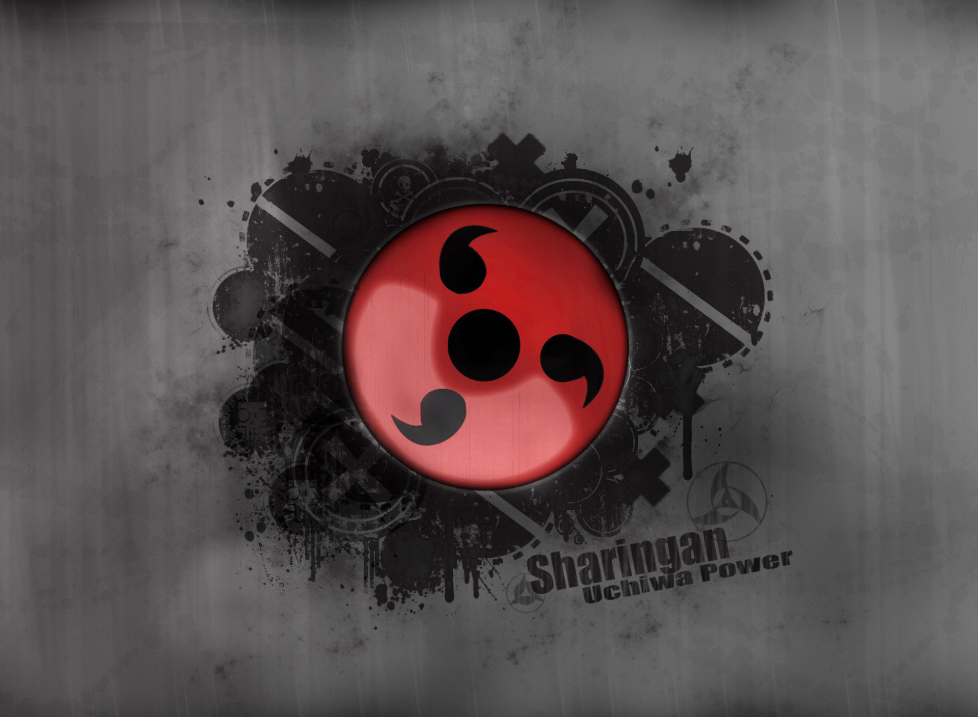 Sharingan, Naruto wallpaper 1920x1408