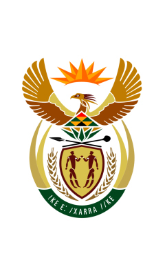 Das South Africa Coat Of Arms Wallpaper 240x400