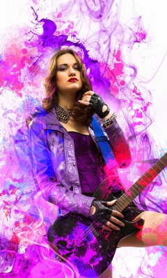 Fondo de pantalla Music Girl 240x400