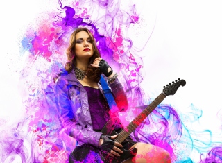 Music Girl - Obrázkek zdarma pro Samsung Galaxy Tab 10.1