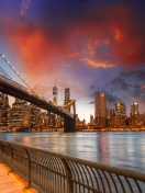 Das NYC - Brooklyn Bridge Wallpaper 132x176